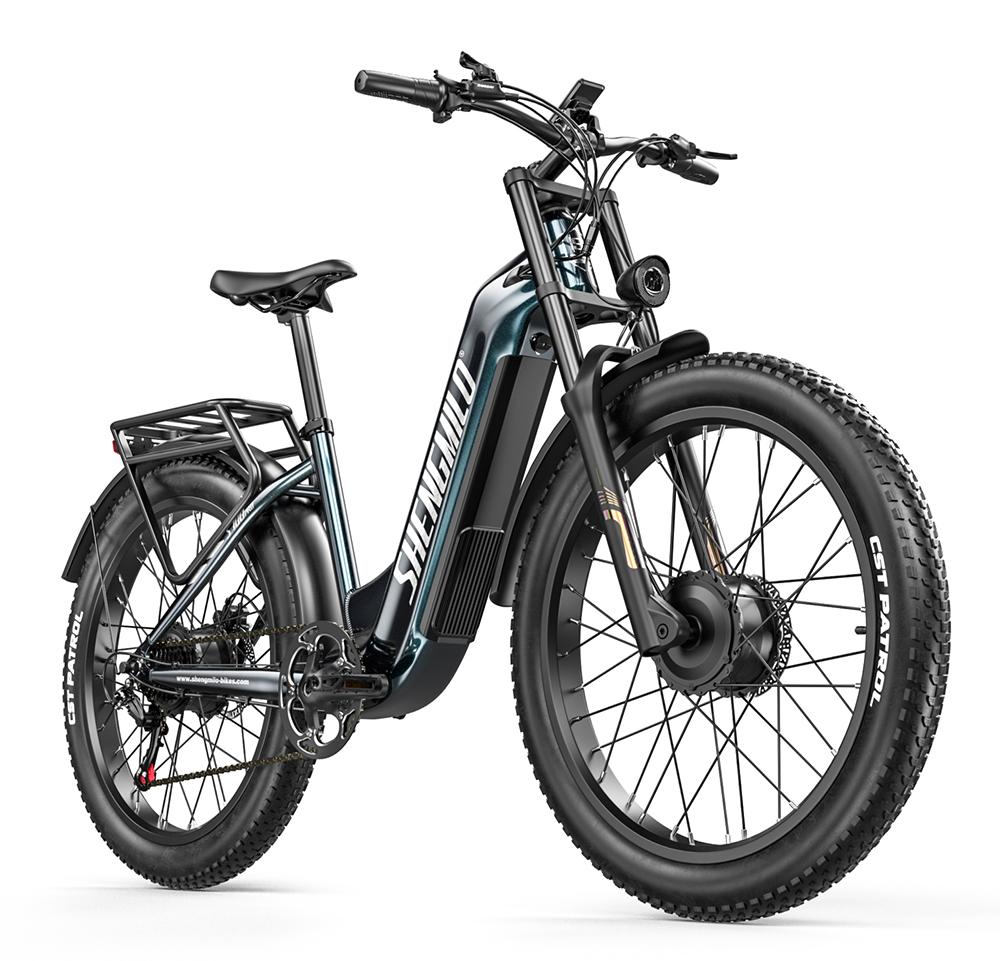 Shengmilo S700 PRO All-Terrain E-Bike,Dual-Drive,48V 25Ah,26×3.0 Zoll,Reichweite 80-90 km,120 kg