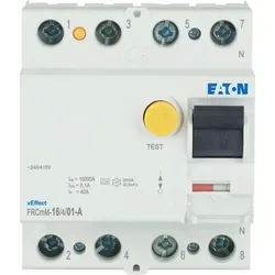 Eaton 170337 FI-Schalter, 16A, 4p, 100mA, Typ A FRCMM-16/4/01-A