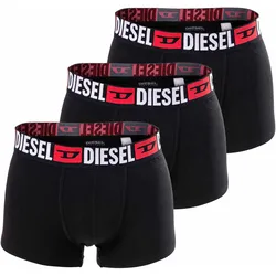 DIESEL Herren Boxershorts, 3er Pack - UMBX-DAMIENTHREEPACK, Trunks, Cotton Stretch Schwarz2 / XL