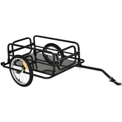FAHRRADANHÄNGER Lastenanhänger für Fahrrad 40 kg Belastbarkeit Stahl