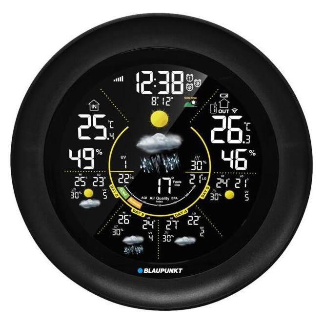 Blaupunkt Stacja pogodowa WS65BK APP czarna (WS65BK APP)