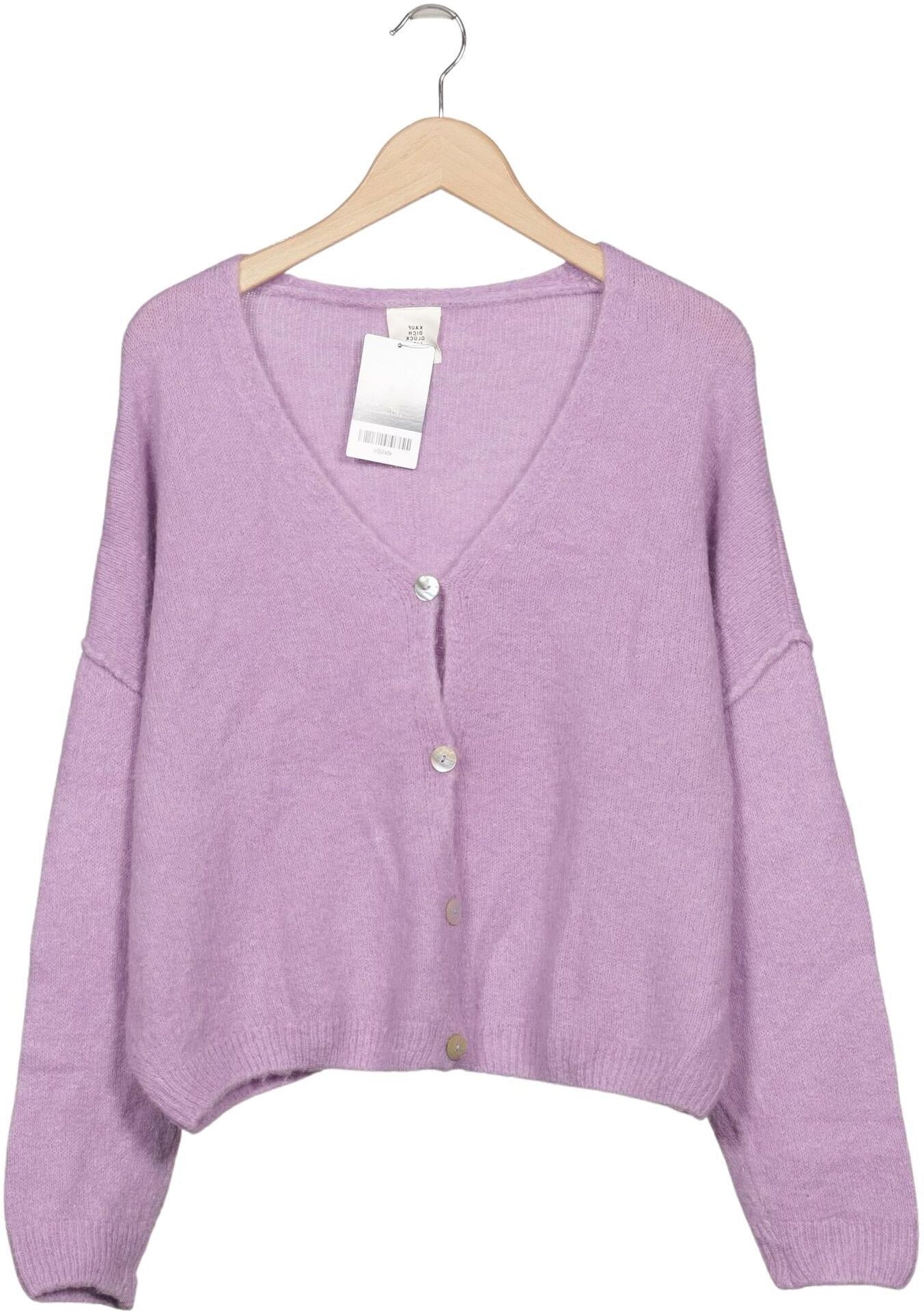 Kauf dich glucklich Damen Strickjacke, Flieder, Gr. 4Xl, kein / Etikett - Second Hand