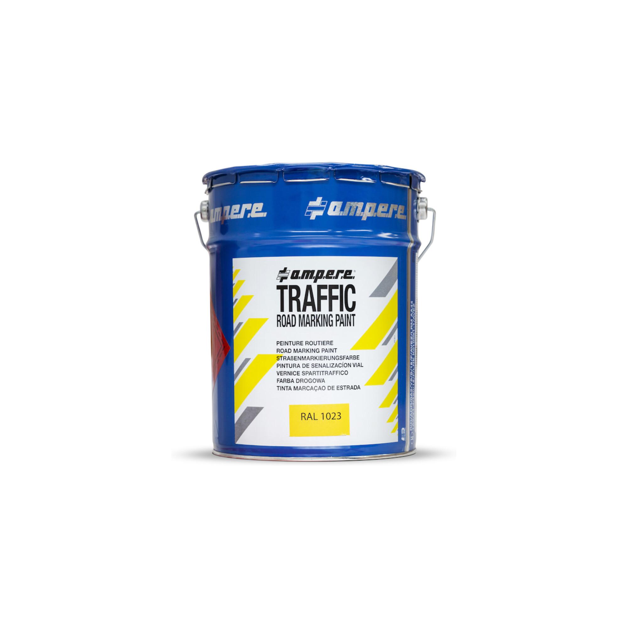 AMPERE TRAFFIC PAINT Straßenmarkierungsfarbe Traffic Paint 5kg rot Road Marking Paint ; A.M.P.E.R.E (10627)
