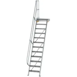 Munk Treppe mit Plattform 60° Stufenbreite 600 mm - 600372