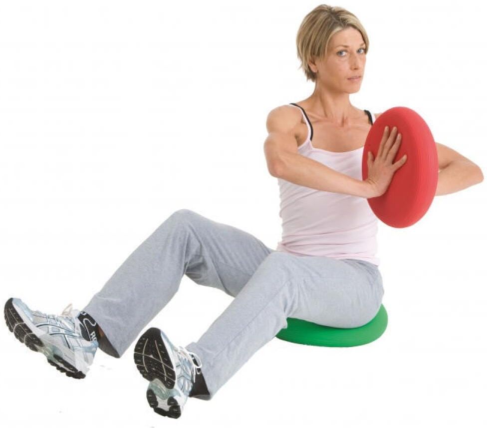 Balancekissen TOGU "Dynair XL", rot, Yogakissen, PVC, Balancekissen rot Einheitsgröße