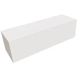 Weiße Boxen 45 + 11 x 11 cm (25 Einheiten)