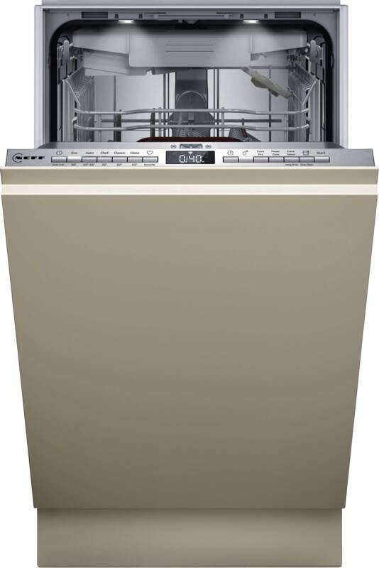 Neff N50 GVLEB450 (S855EMX34E+Z780BI02) 45 cm Geschirrspüler Voll integriert Leise 10 Maßgedecke aquaStop Funktion Wärmetauscher/Türöffnungstrocknung