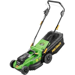 Procraft, Rasenmäher, PLM21bb Akku Rasenmäher 40 V ( 2x 20 V ) 380 mm Brushless + 2x Akku 4,0 Ah - ohne Ladegerät (Akkubetrieb)