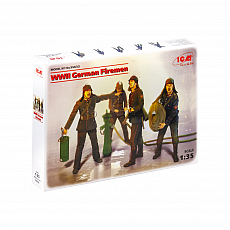 ICM - WWII German Firemen - 1:35 - 4 Figuren 306665