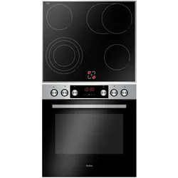 Amica EHCX 933 110 E, Backofen + Herd Einbau, Schwarz