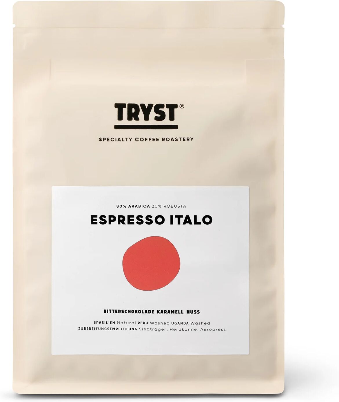 Tchibo - Tryst - Espresso Italo - 250 g Ganze Bohne - Intensität: 5/6