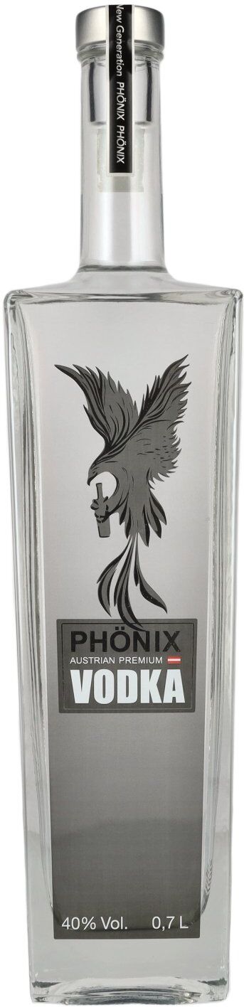 Phönix Austrian Premium Vodka 40% Vol. 0,7l mit LED-Lichtsticker