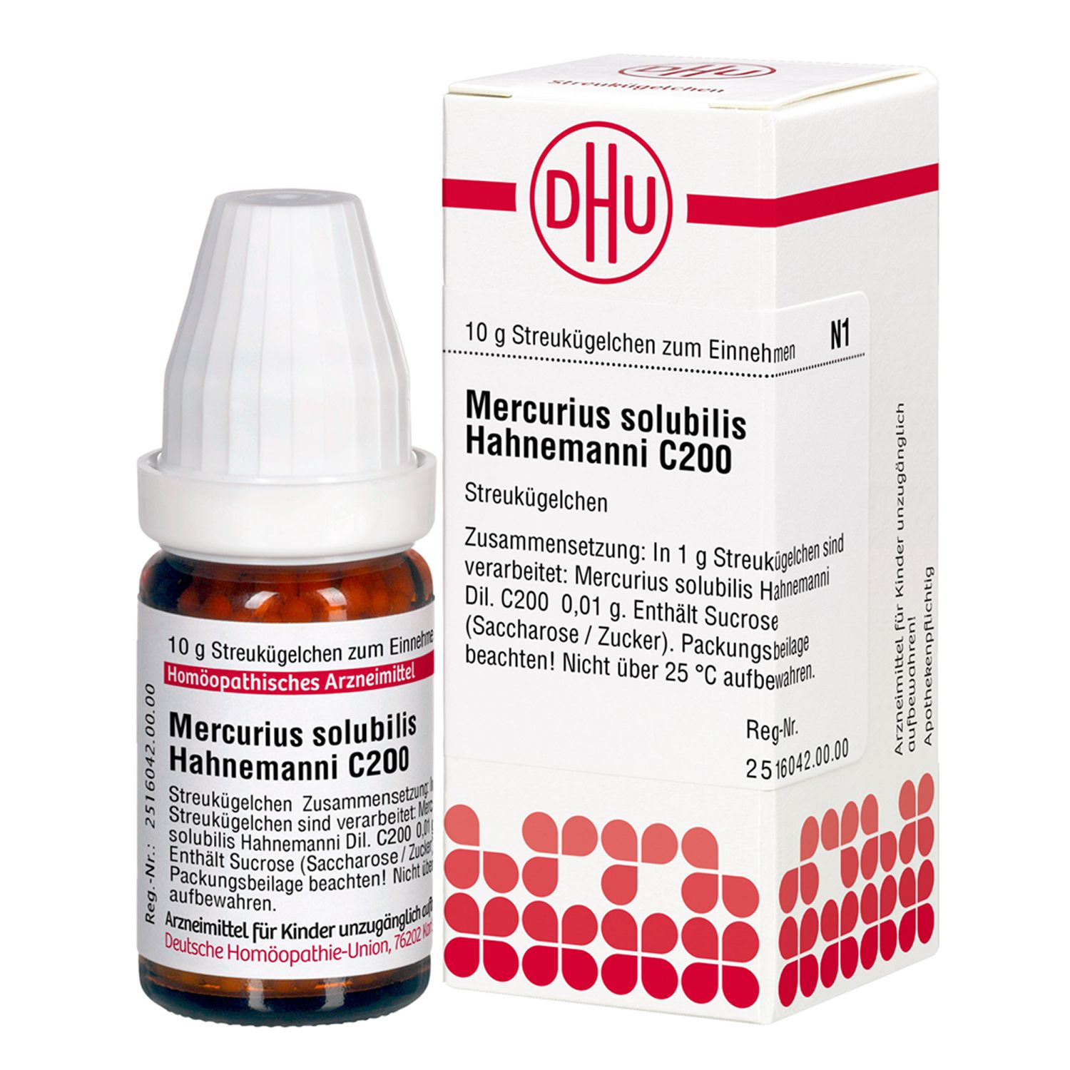 Mercurius Solubilis Hahnemanni C 200 Globuli 10 g