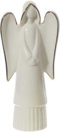 IH Casa Decor Shiny White Angle Figurine Large