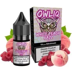 OWLIQ White Peach Razz NicSalt Liquid 10ml / 10mg