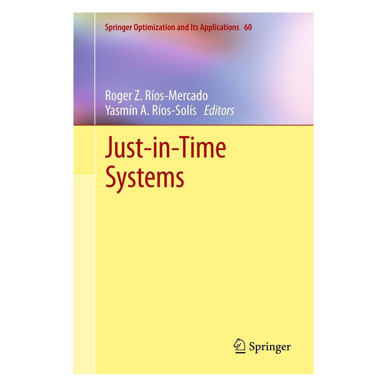 Springer Just-in-Time Systems (9781461411222)