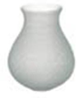 BIDK Home Glass Frosted Etched Bulb Vase- A