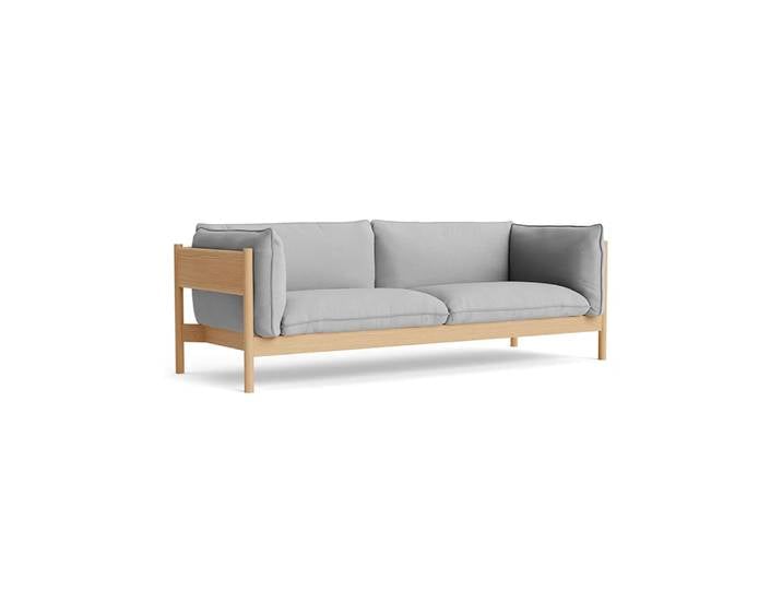 HAY Arbour ECO 3-Sitzer Sofa Steelcut Trio 113 wachsgeölte Eiche