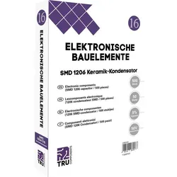 Tru Components Chip-Kondensatoren Album 16- Serie 1206, 50V, Â±5%, 500 tlg, Kondensator