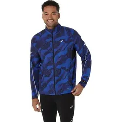 ASICS Herren Jacke ROAD LITE-SHOW PACKABLE JACKET, Größe L in Blau Blau