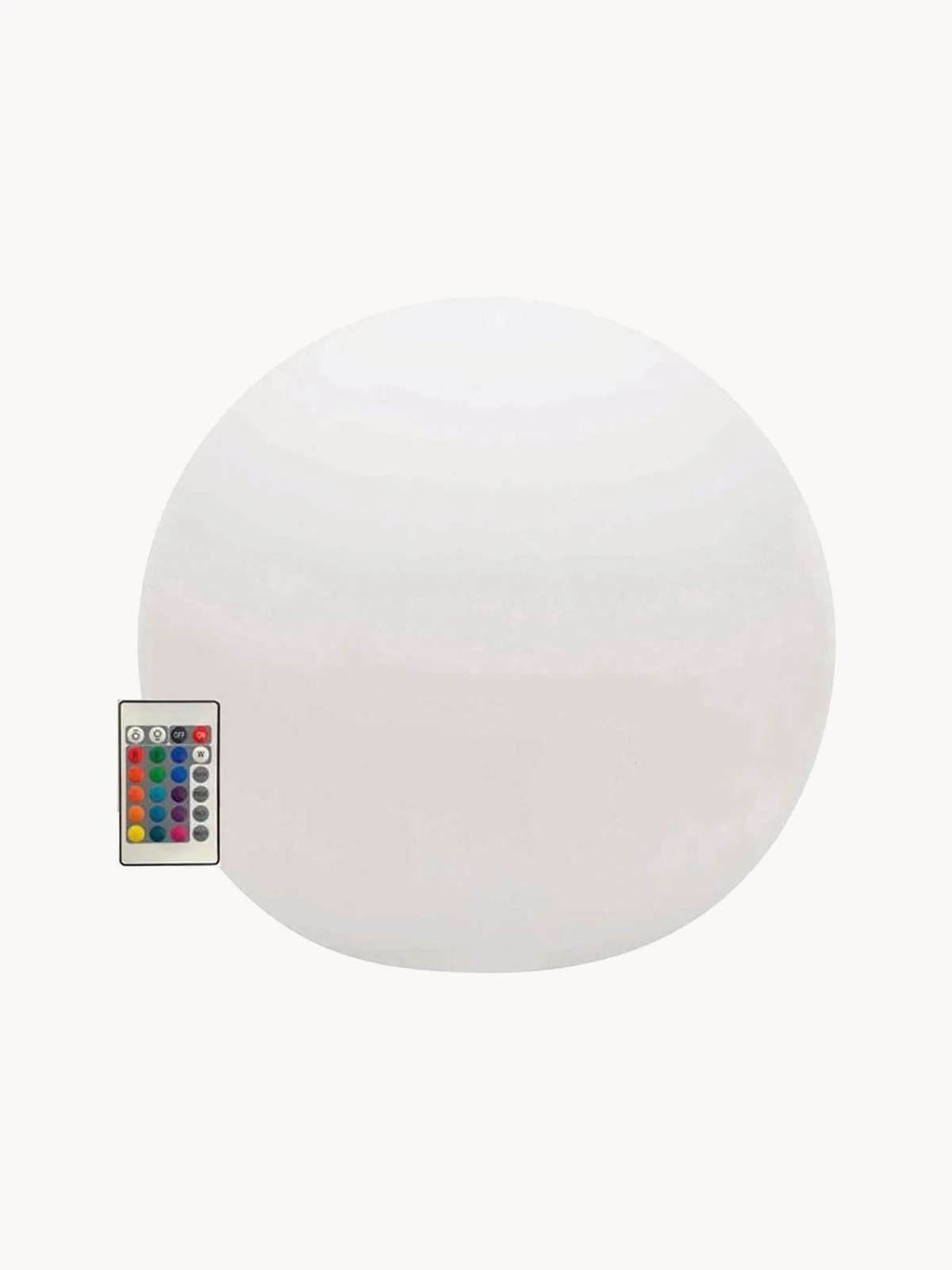 8SEASONS Shining Globe Dimbare LED Vloerlamp met Kleurveranderfunctie en Accenteffect