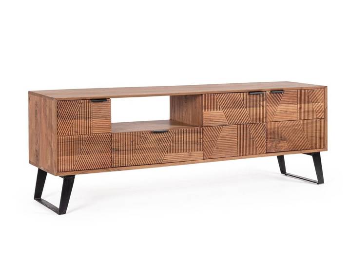 Feeling4Home TV-Board Isar aus Akazienholz, 175 cm
