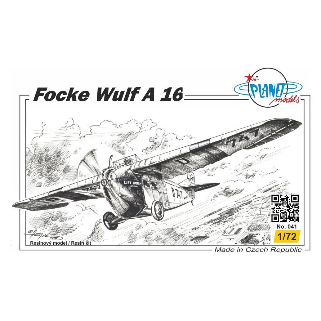Planet Models Focke-Wulf A16 (129-PLT041)