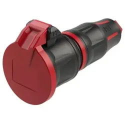 PCE 24712-src Schutzkontaktkupplung KD fb SH IP54 rot Serie TopTaurus2 24712src