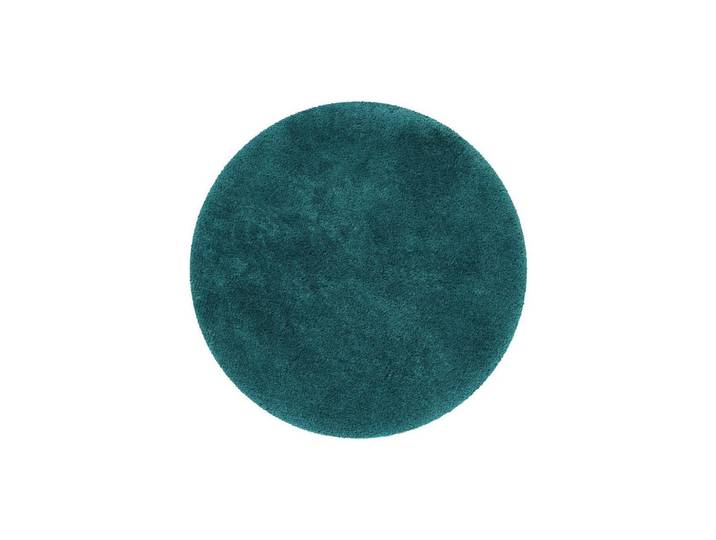 Wecon Home Basic Badteppich, Grün, Petrol, Uni, rund, Oeko-Tex® Standard 100, Heimtextilien, Badtextilien, Badematten