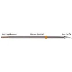 Thermaltronics Lötspitze hakenförmig lang 30° Fine 0,51mm (0,02") (Lötspitze), Lötgerät Zubehör