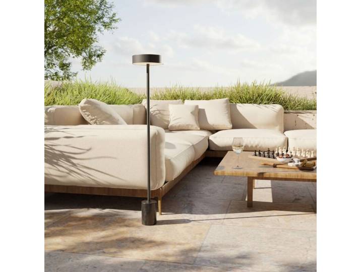 Lumière Design Akku-Stehleuchte Uranos, höhenverstellbar, IP54