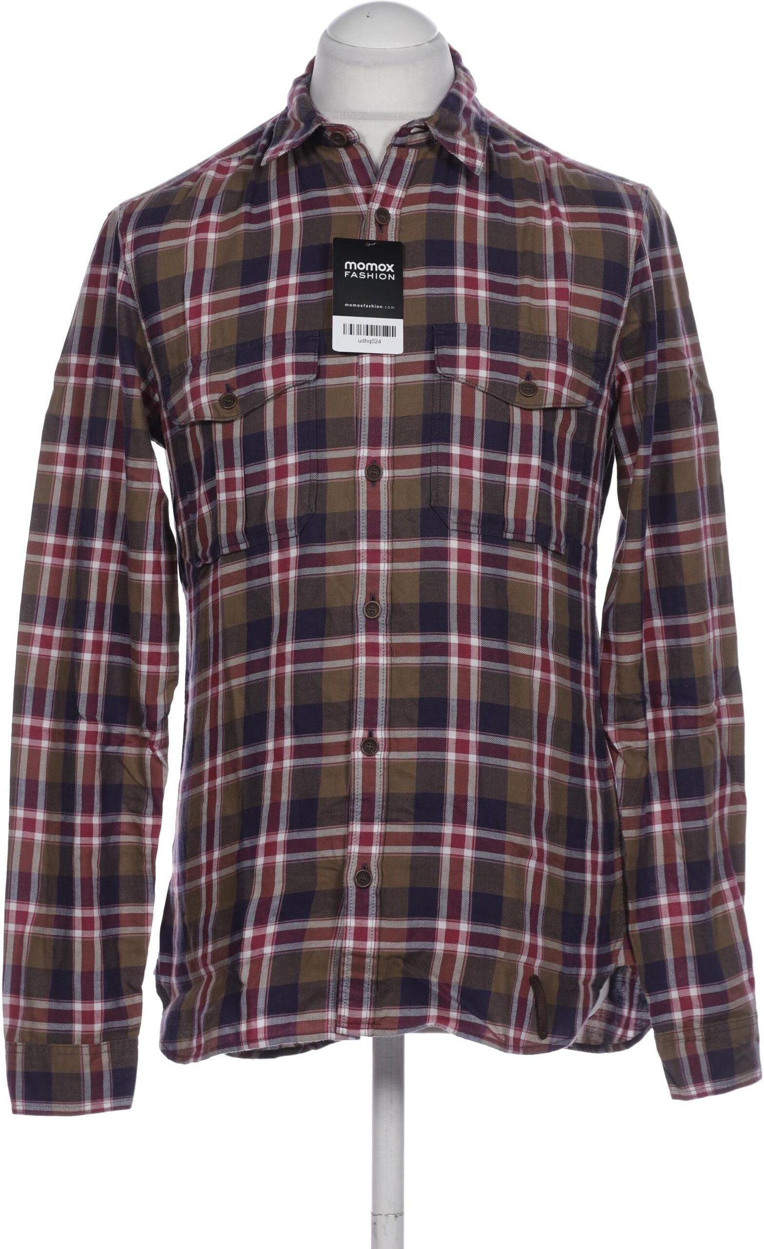 Burberry Herren Hemd, Braun, Gr. M, Baumwolle - Second Hand