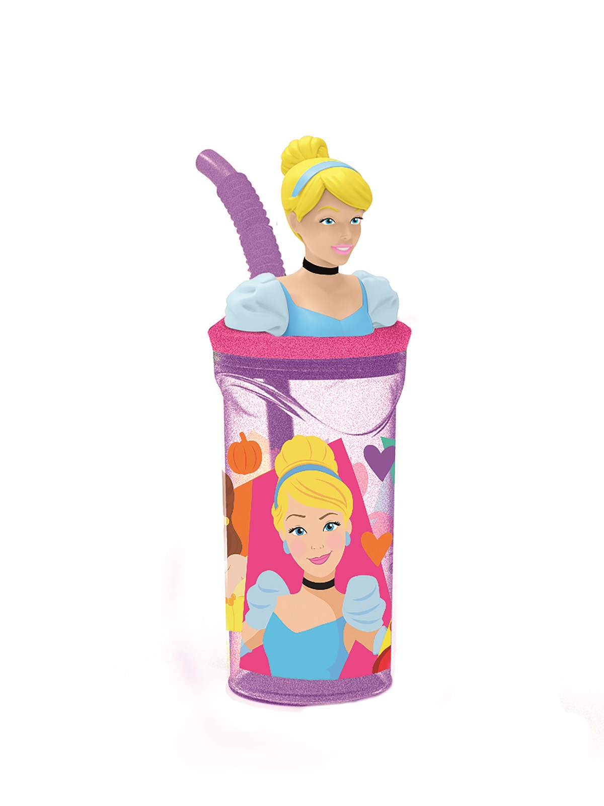 Euromic DISNEY PRINCESS 3D figurine tumbler bottle 360 ml