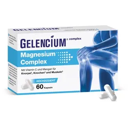 GELENCIUM Magnesium 400 mg hochdosiert vegan 60 St