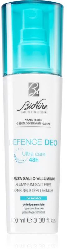 BioNike Defence Deo déodorant avec vaporisateur pour peaux sensibles 48h 100 ml