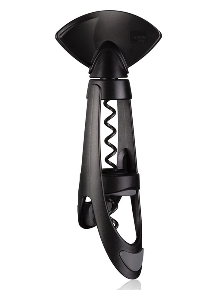 Vacu Vin Korkenzieher "Twister" in Schwarz - (B)7,5 x (H)19,6 x (T)5 cm - onesize