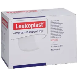 Leukoplast Compress Absorbent soft steri 25X1 St