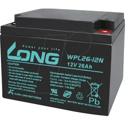 WP L26-12N - Blei-Vlies-Akku, 12V, 26Ah, Longlife