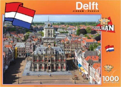 Puzzelman Puzzel Delft Stadhuis 1000 stukjes voor volwassenen