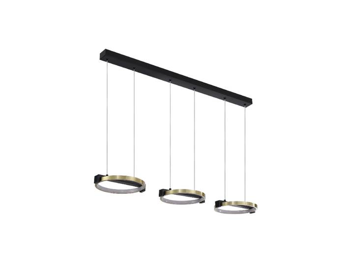 LED Design Hängelampe „Aerial“ Schwarz, Gold Searchlight