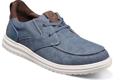Nunn Bush Brew City Canvas EZ Hands Free Moc Toe - Mens 9.5 Navy Slip On W