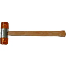 SW-Stahl, Hammer, 51102L Plastikhammer 35 mm mit Esche-Holzstiel I Hammer aus Plastik 390 g I Kunststoffhamme (390 g)