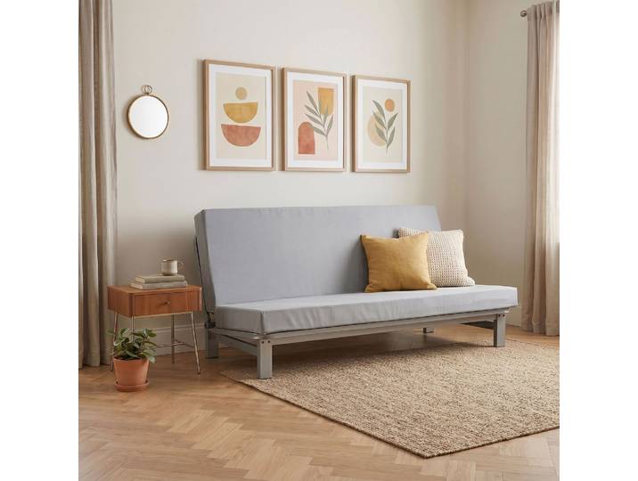 Ensemble banquette clic-clac avec matelas 130x190 cm Terre de Nuit Le Fameux