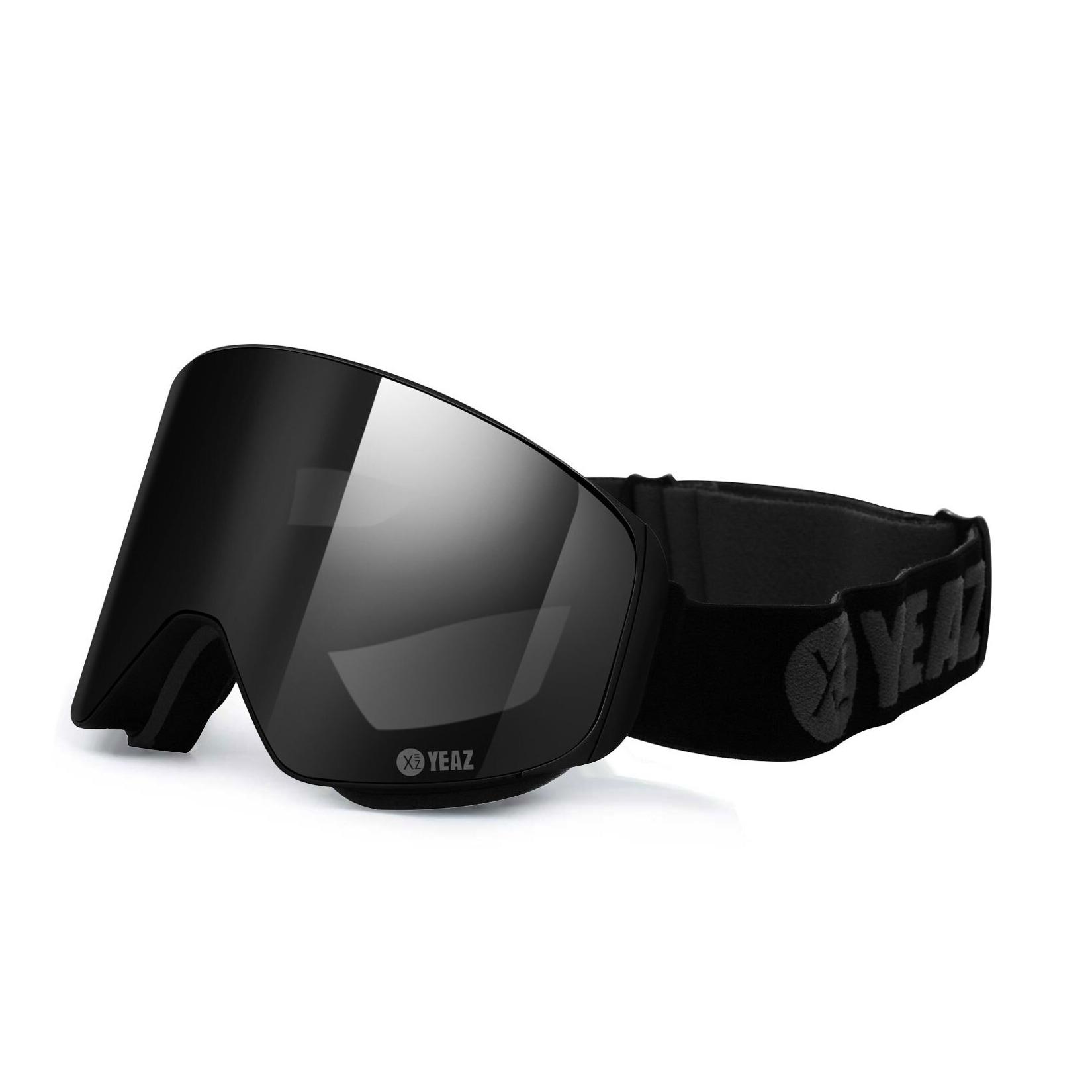 YEAZ Magnet-Ski-Snowboardbrille schwarz/schwarz APEX