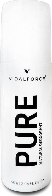 VIDALFORCE Pure Desodorante Natural Sin Aluminio Vainilla 90ml