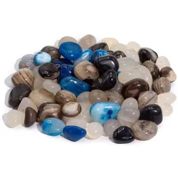 Bulk Mixed Agate - 1kg (aprox. 70 stones)