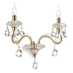 Ideal Lux Wandleuchte NEGRESCO AP2, 2-flammig, E14, transparent IDEA-087757