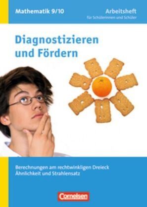 Udo Wennekers - Diagnostizieren und Fördern - Arbeitshefte - Mathematik: 9./10. Schuljahr - Berechnungen am rechtwinkligen Dreieck, Ähnlichkeit und Strahlensatz: Arbeitsheft mit eingelegten Lösungen - Preis vom 09.10.2026 07:28:09 h