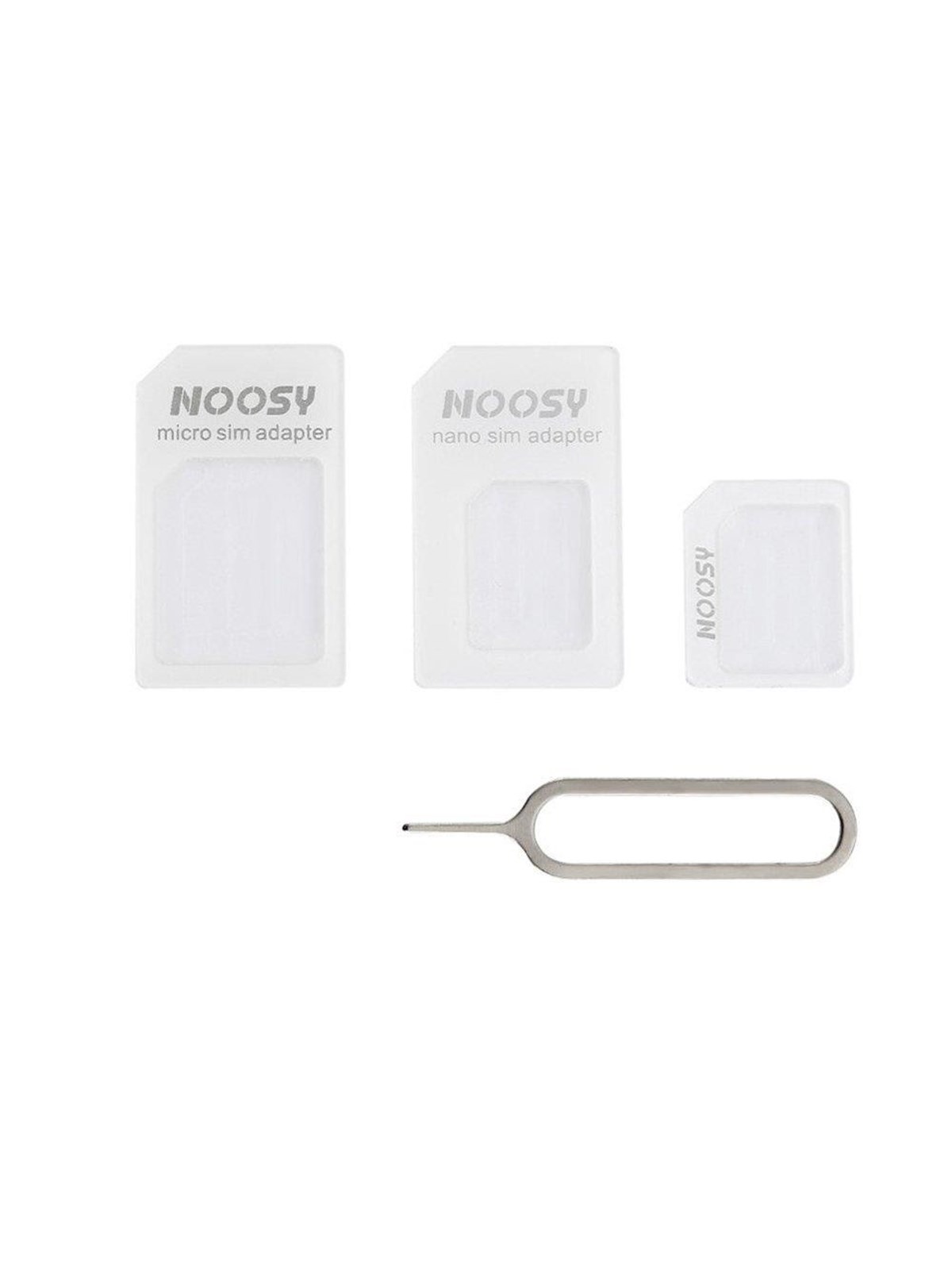 Hurtel Noosa SIM Card Adapter Set + Key - White