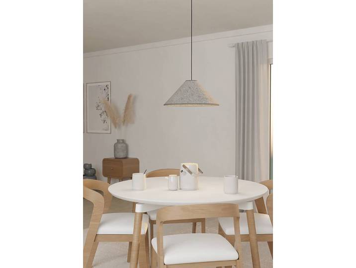 Suspension Alsager Ø 41cm Gris 1 Feutre E27